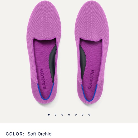 Rothy's Women's Purple Flats - Lounge Loafer - Picture 8 of 8